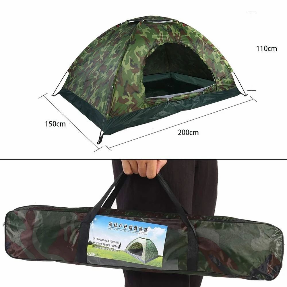 2 Person Camouflage Camping Outdoor Tent 2 Person