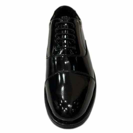 Casual Wear Lace Up Black Men Formal Shoes