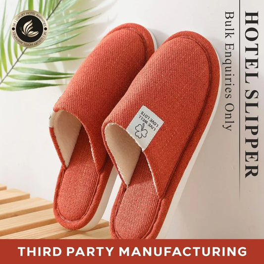 SR Luxury White Hotel Disposable Slippers, 7mm, Size: 11 Inch