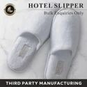 SR Luxury White Hotel Disposable Slippers, 7mm, Size: 11 Inch