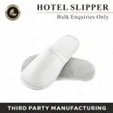 SR Luxury White Hotel Disposable Slippers, 7mm, Size: 11 Inch