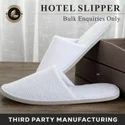 SR Luxury White Hotel Disposable Slippers, 7mm, Size: 11 Inch